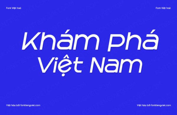 Font Việt hóa 1FTV VIP Gunken Italic