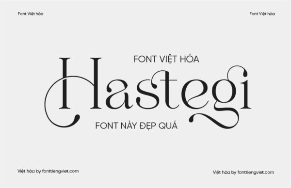Font Việt hóa 1FTV VIP Hastegi