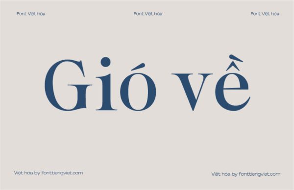 Font Việt hóa 1FTV VIP Hollywood Secrets Serif