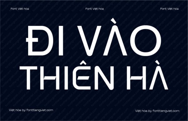 Font Việt hóa 1FTV VIP Kadera