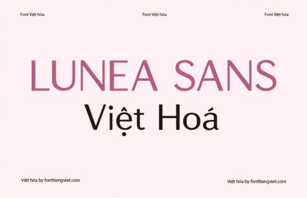 Font Việt hóa 1FTV VIP Lunea Sans