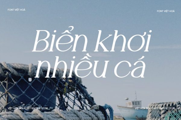 Font Việt hóa 1FTV VIP MOELA Italic