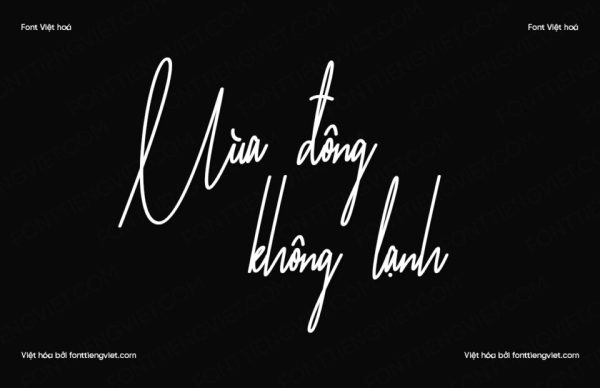 Font Việt hóa 1FTV VIP Maltoray Slant