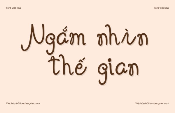 Font Việt hóa 1FTV VIP Marige