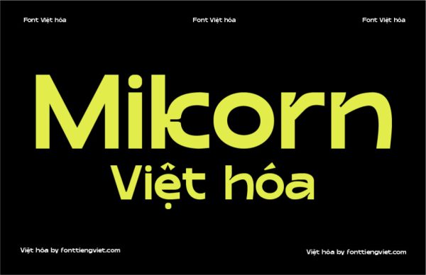 Font Việt hóa 1FTV VIP Mikorn