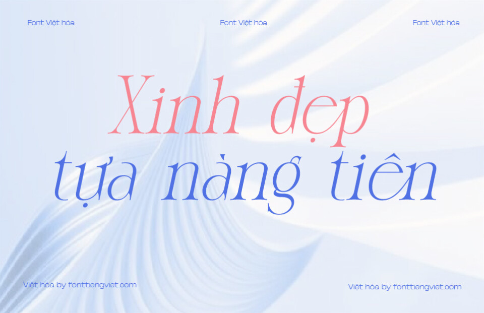 Font 1FTV VIP Morgina Italic Việt hóa 1 Font 1FTV VIP Morgina Italic Việt hóa