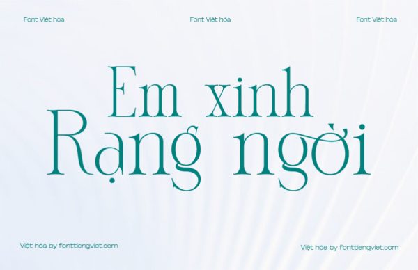 Font Việt hóa 1FTV VIP Morgina Regular