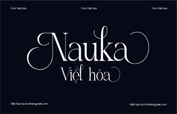 Font Việt hóa 1FTV VIP Nauka