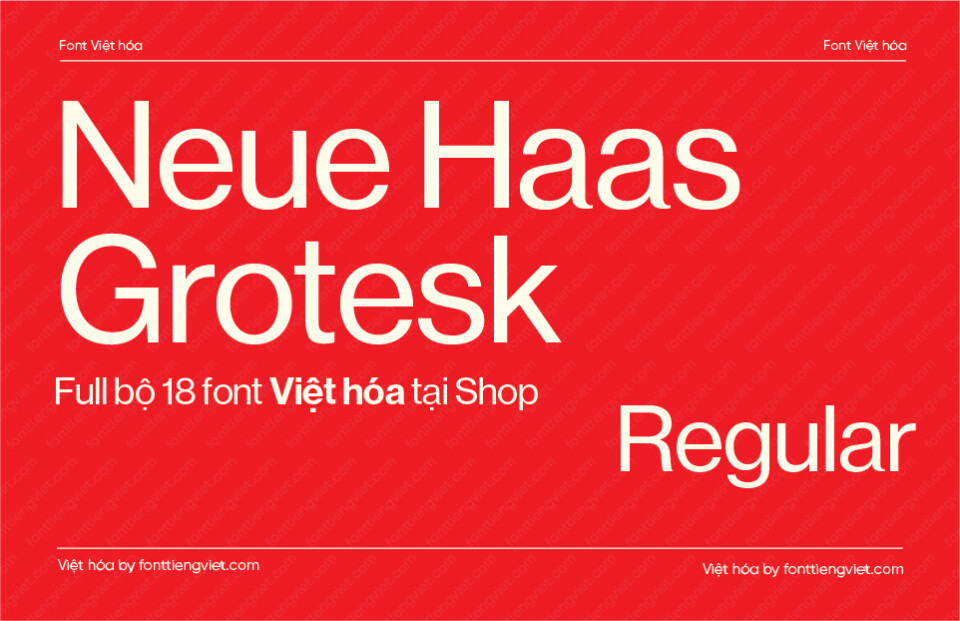 Font Việt hóa 1FTV VIP Neue Haas Grotesk Regular 1 Font Việt hóa 1FTV VIP Neue Haas Grotesk Regular