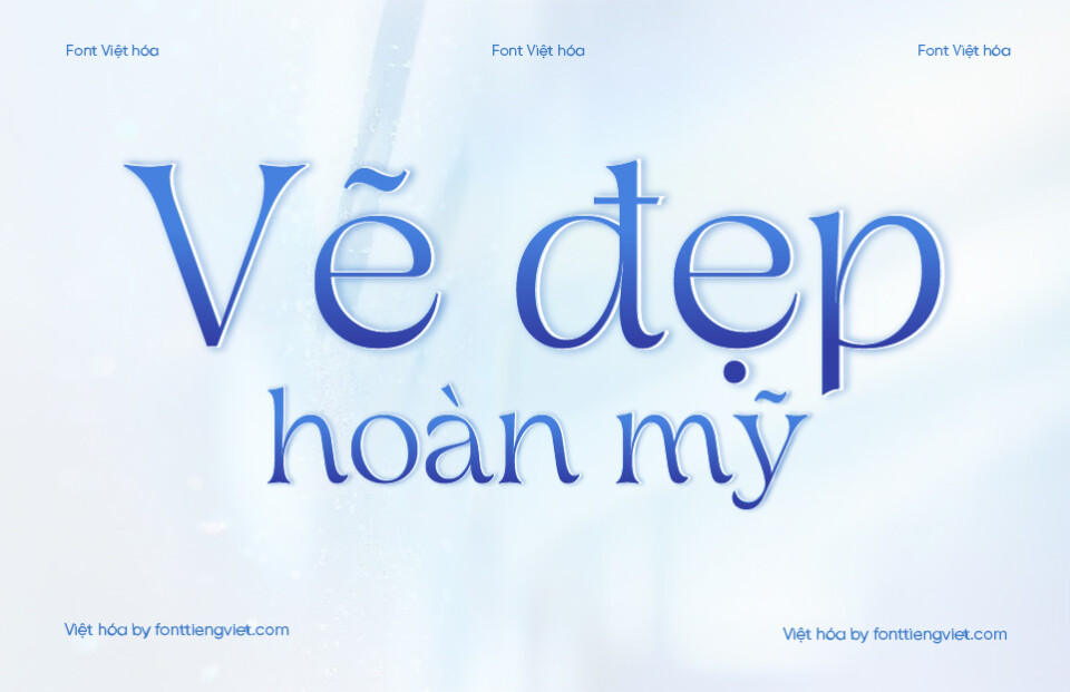 Font Việt hóa 1FTV VIP Rastaglion – Font spa, thẩm mỹ 1 Xu Hướng Thiết Kế 2026