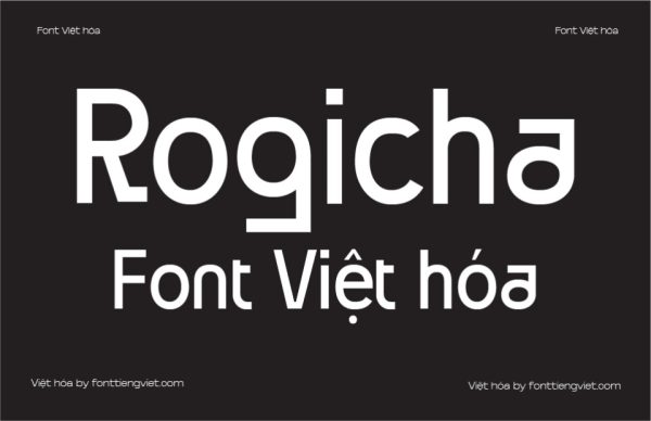 Font Việt hóa 1FTV VIP Rogicha