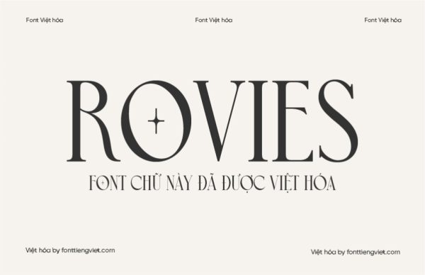 Font Việt hóa 1FTV VIP Rovies