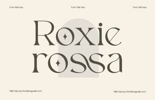 Font Việt hóa 1FTV VIP Roxie Rossa