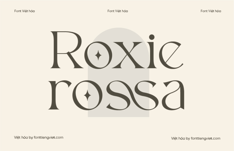 Font Việt hóa 1FTV VIP Roxie Rossa 1 Font Việt hóa 1FTV VIP Roxie Rossa
