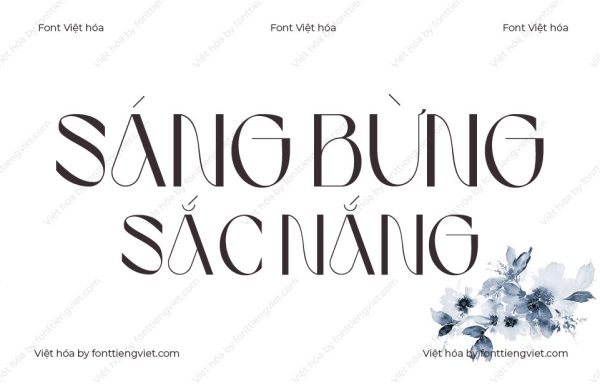 Font Việt hóa 1FTV VIP Royale Brone