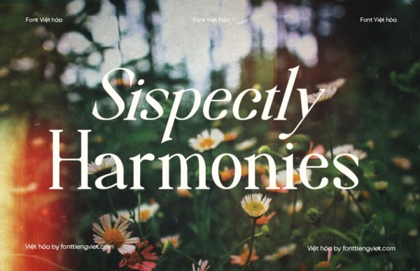 Font Việt hóa 1FTV VIP Sispectly Harmonies