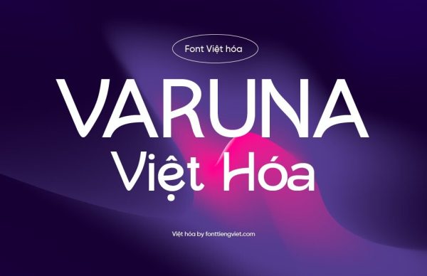 Font Việt hóa 1FTV VIP Varuna