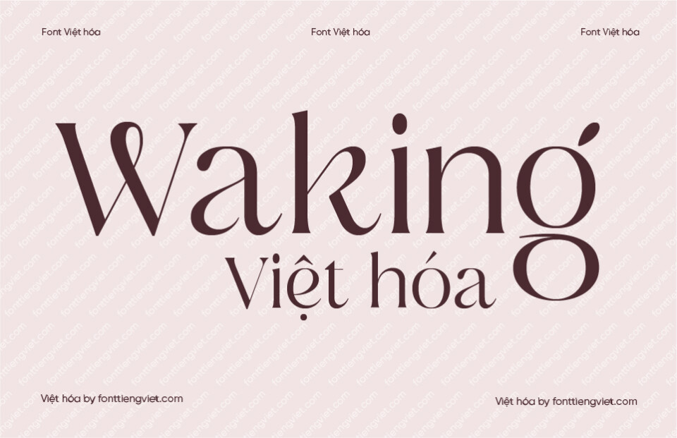Font Việt hóa 1FTV VIP Waking 1 Font Việt hóa 1FTV VIP Waking