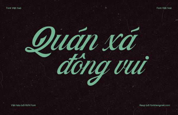 Font Việt hóa NVN Kingdrops