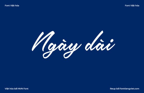 Font Việt hoá NVN Sivellin Regular