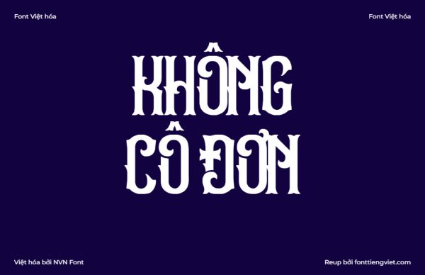 Font Việt hoá NVN Stradas Regular