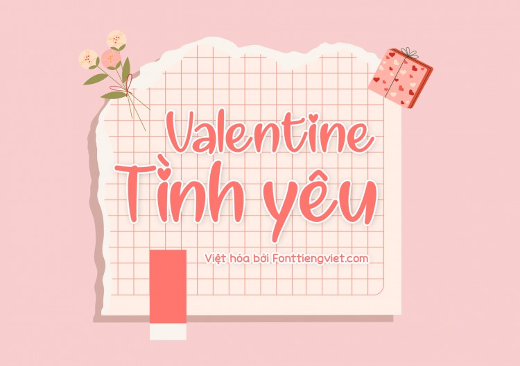 Font việt hóa 1FTV Liebe Finden phong cách Valentine 1 Font việt hóa 1FTV Liebe Finden phong cách Valentine
