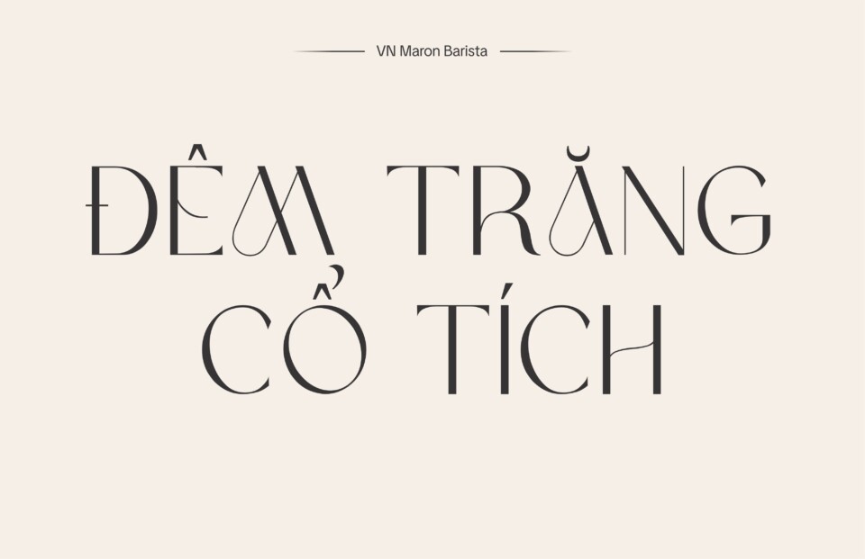 Font Việt hóa VN Maron Barista 1 Font Việt hóa VN Maron Barista
