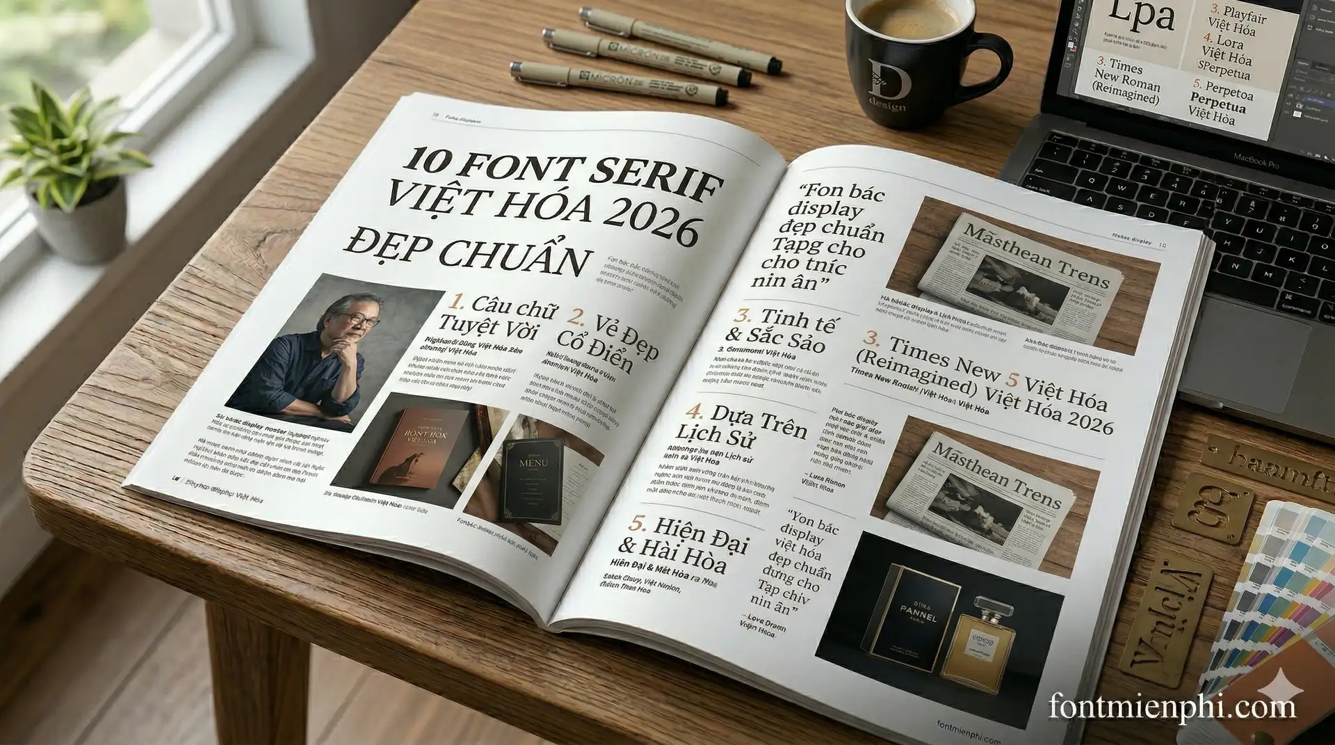 10 Font Serif Viet Hoa 2026 ep Chuan Dung Cho Tap Chi Va In An anh 5 1