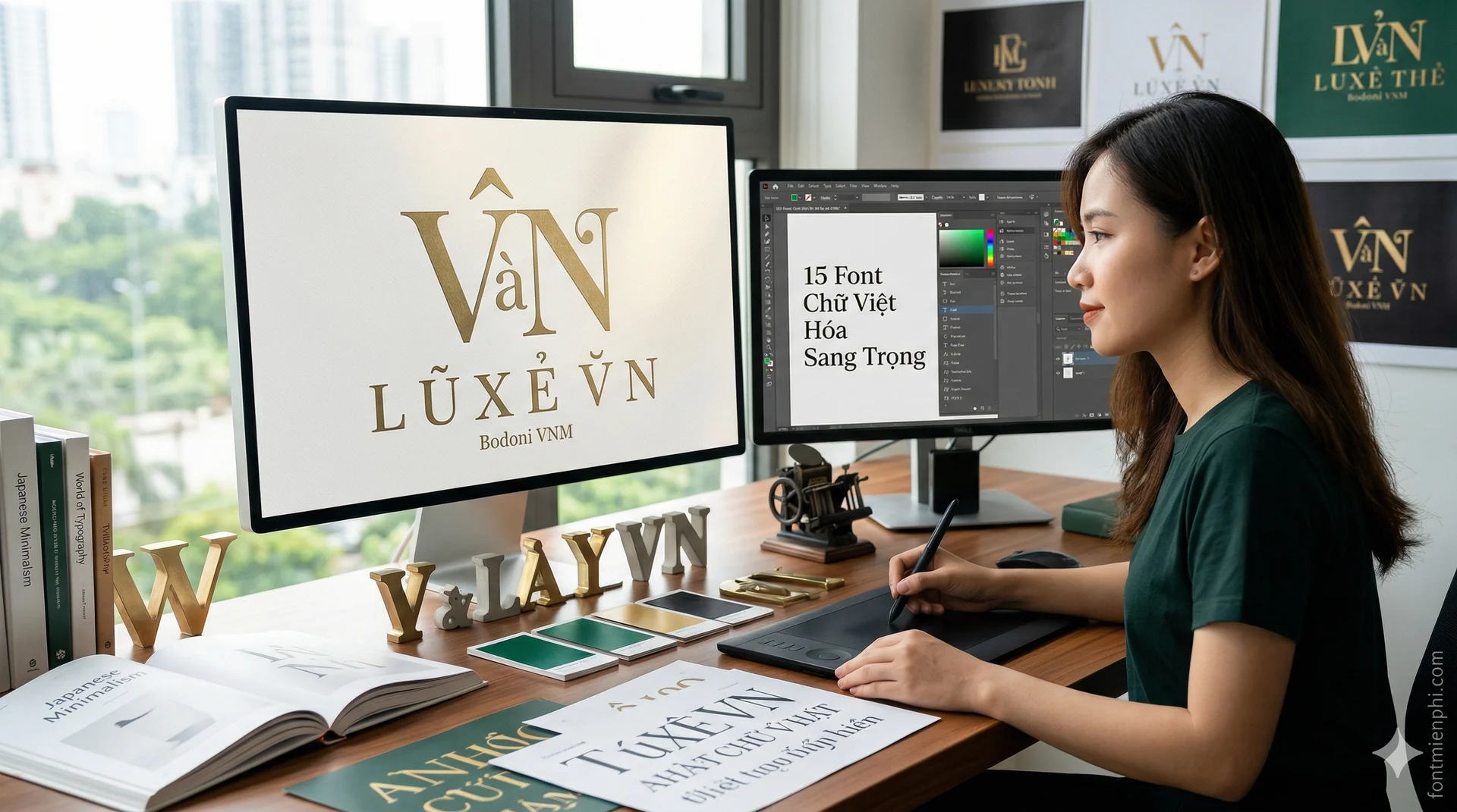 15 Font Chu Viet Hoa Sang Trong 2026 Phu Hop Thiet Ke Logo Cao Cap anh 3