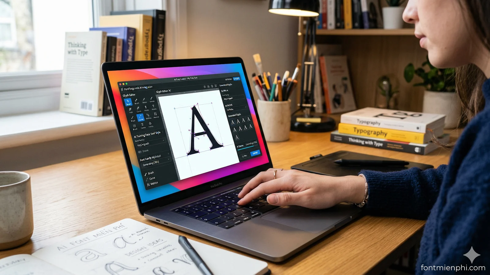 Cách Tạo Font Chữ Riêng Bằng AI Miễn Phí Dành Cho Người Mới - anh 3