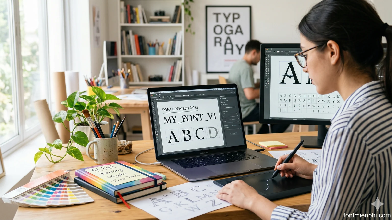 Cách Tạo Font Chữ Riêng Bằng AI Miễn Phí Dành Cho Người Mới - anh 4