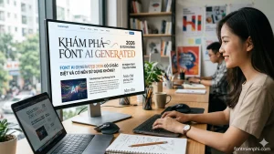 Font AI Generated 2026 Co Gi ac Biet Va Co Nen Su Dung Khong anh ai dien