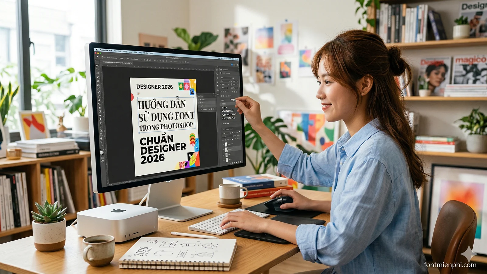 Hướng Dẫn Sử Dụng Font Trong Photoshop Chuẩn Designer 2026 - anh 2