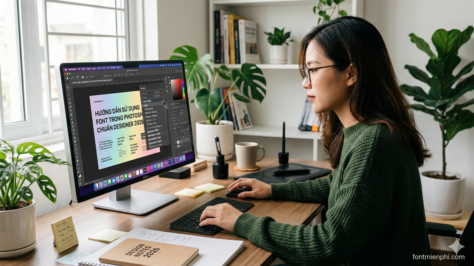 Hướng Dẫn Sử Dụng Font Trong Photoshop Chuẩn Designer 2026 - anh 5