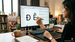 Huong Dan Viet Hoa Font Nhanh Chong Cho Designer Khong Biet Code anh ai dien
