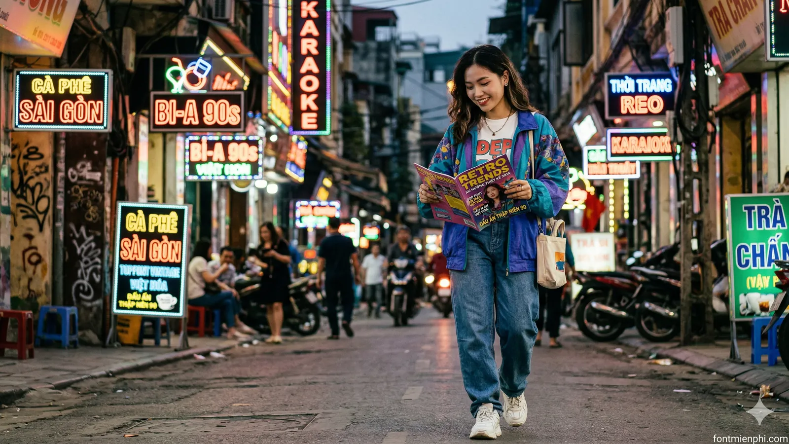 Top Font Retro 90s Việt Hóa Đang Trend Trở Lại Trong Thiết Kế 2026 - anh 1