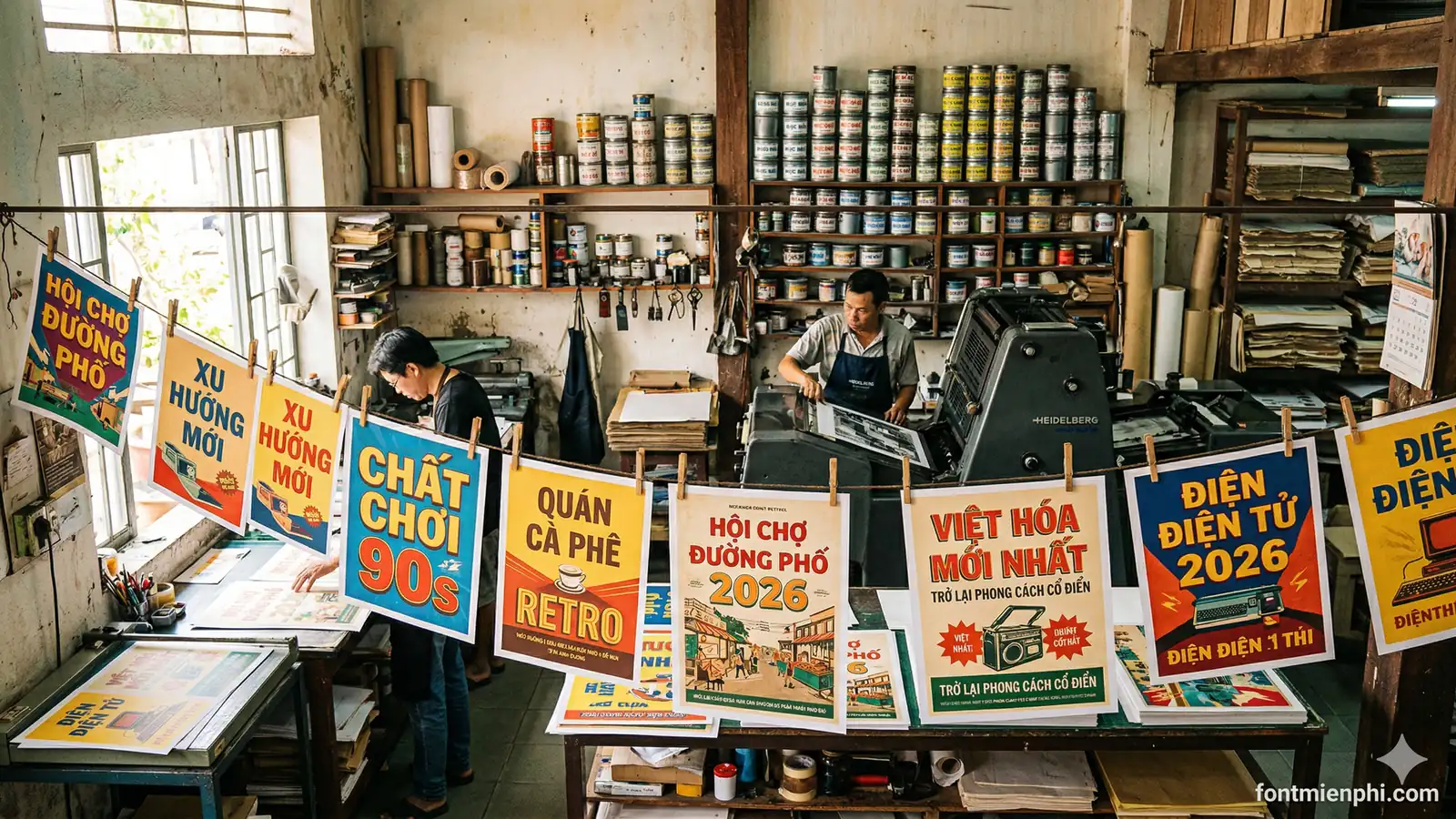 Top Font Retro 90s Việt Hóa Đang Trend Trở Lại Trong Thiết Kế 2026 - anh 2