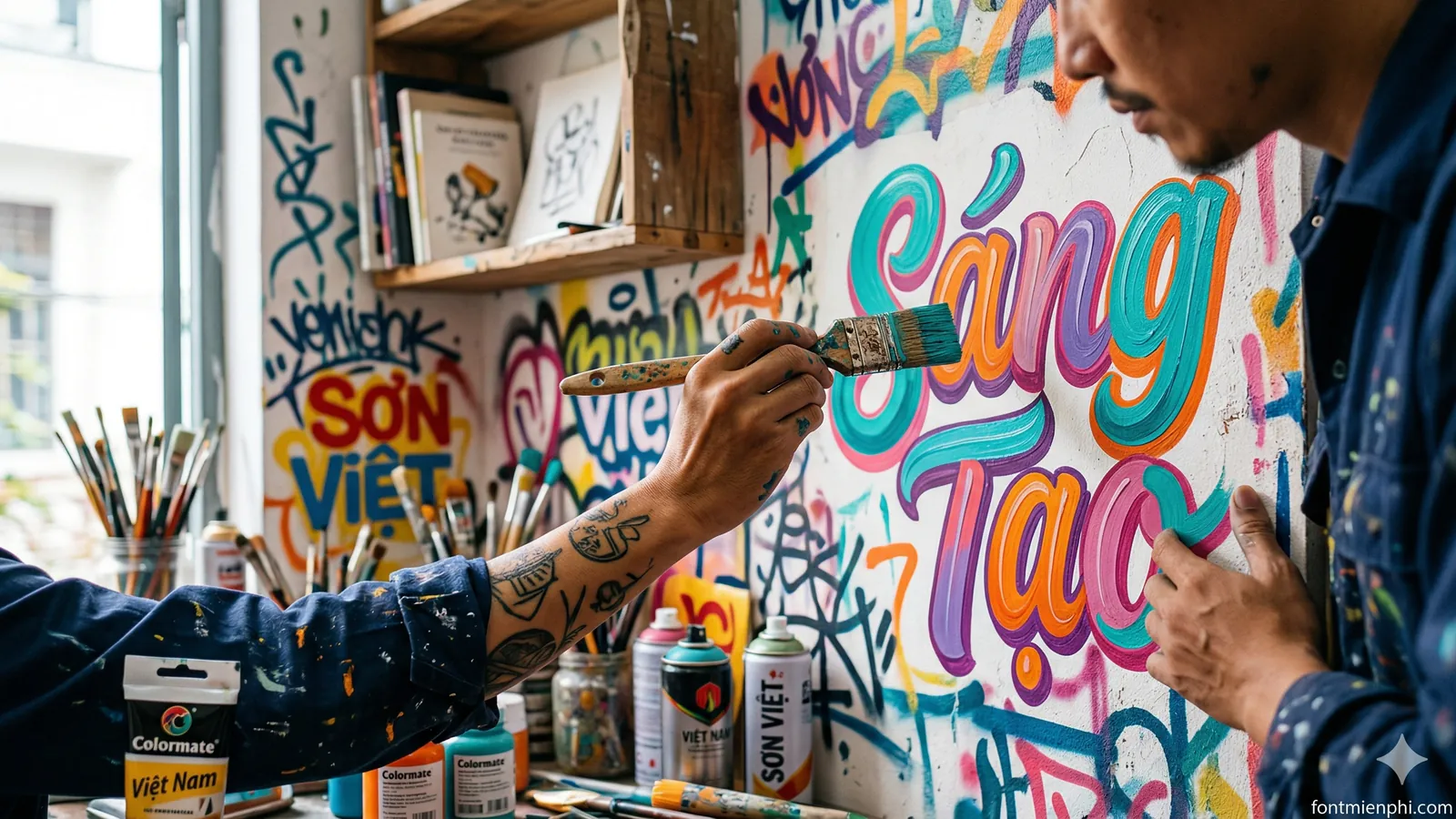 Top Font Retro 90s Việt Hóa Đang Trend Trở Lại Trong Thiết Kế 2026 - anh 4