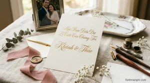 Top Font Script Việt Hóa Hot Trend 2026 Dành Cho Thiết Kế Thiệp Và Poster