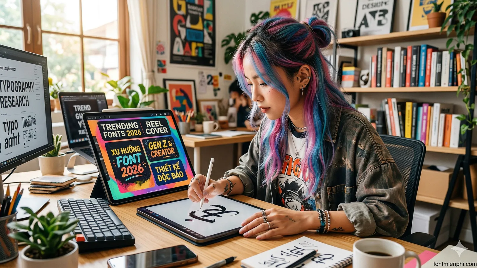 Xu Hướng Font Thiết Kế 2026 Được Gen Z Và Creator Sử Dụng Nhiều Nhất - anh 1