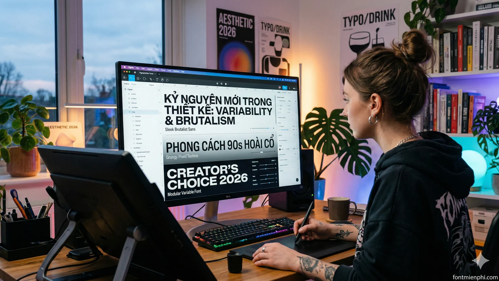 Xu Hướng Font Thiết Kế 2026 Được Gen Z Và Creator Sử Dụng Nhiều Nhất - anh 2