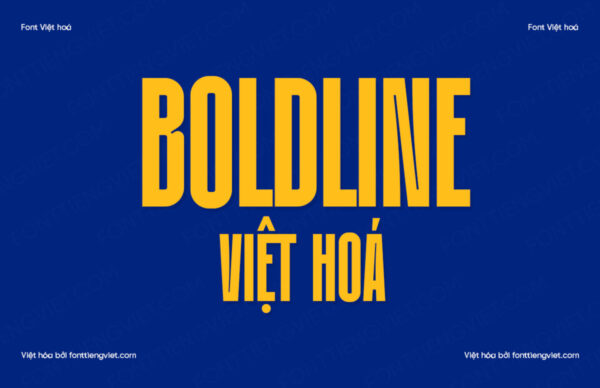 Font Việt hóa 1FTV VIP Boldline