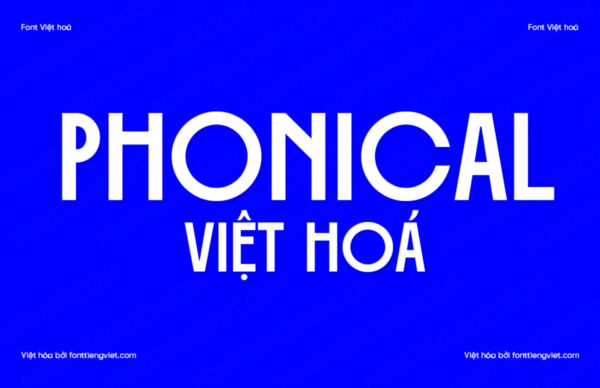 Font Việt hóa 1FTV VIP Phonical