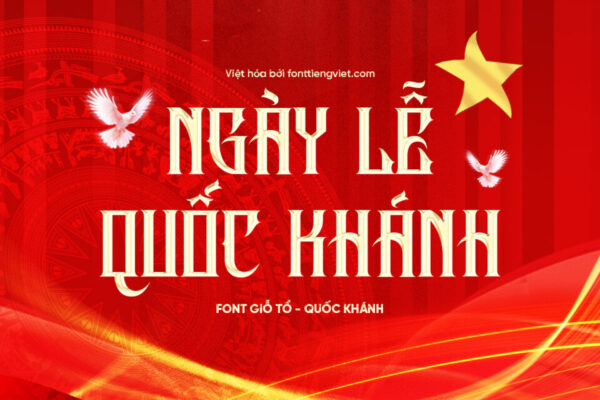 Font Việt hóa 1FTV VIP Rectinos – Font Giỗ tổ Quốc Khánh