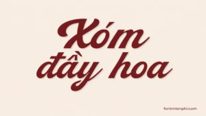 Font Việt hóa 1FTV VIP Peach Club