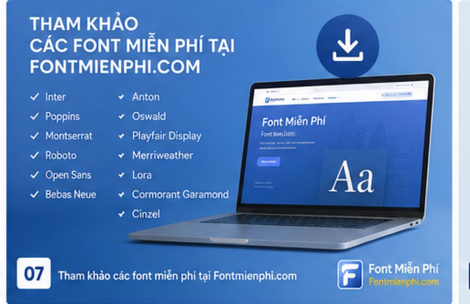 Nguyên tắc chọn & phối font chữ đẹp giúp thiết kế thêm chuyên nghiệp 7 Nguyên tắc chọn & phối font chữ đẹp giúp thiết kế thêm chuyên nghiệp