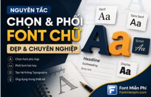 Nguyên tắc chọn & phối font chữ đẹp giúp thiết kế thêm chuyên nghiệp