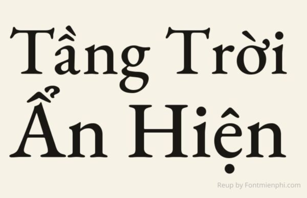 Font việt hóa EB Garamond VN