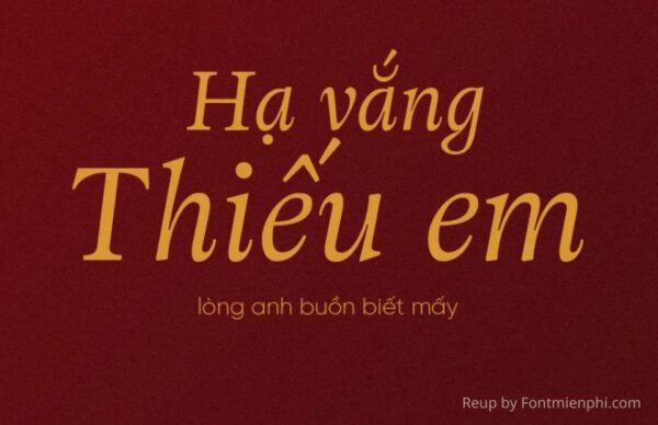 Font VL Adriane Swash Việt Hóa Miễn Phí