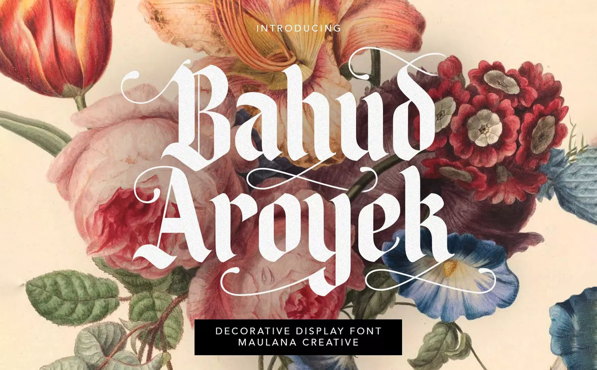 Khám Phá Font Chữ Cổ Điển Vintage SVN Bahud Aroyek 1 Khám Phá Font Chữ Cổ Điển Vintage SVN Bahud Aroyek